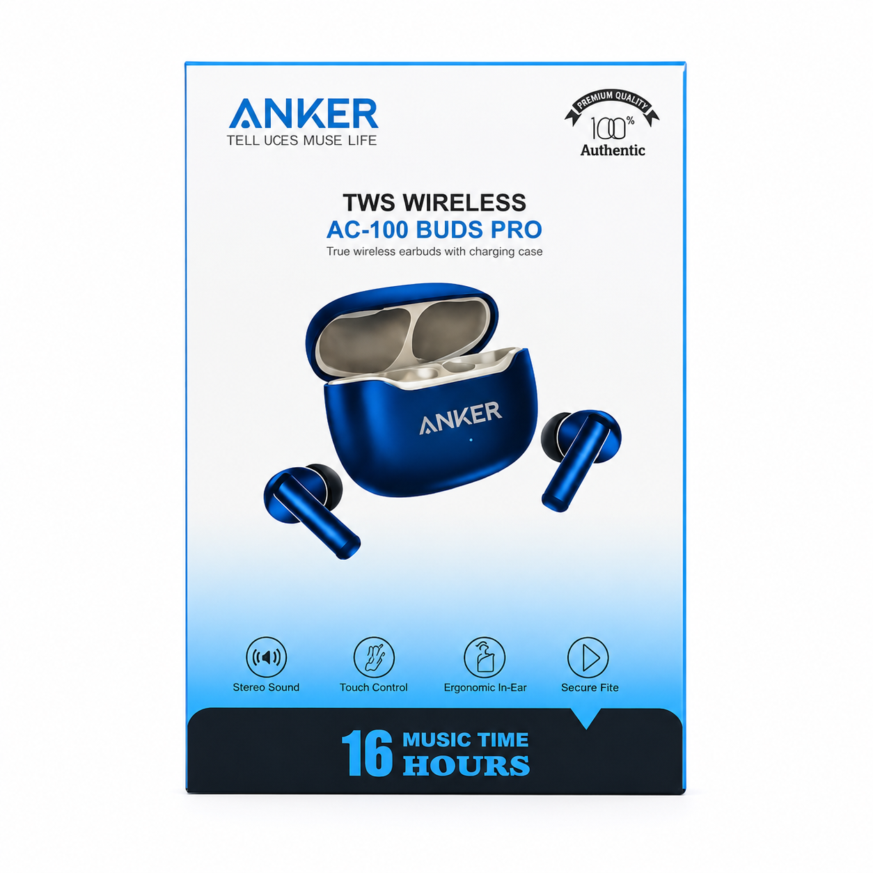 Anker TWS Wireless AC-100 Buds Pro Earbuds
