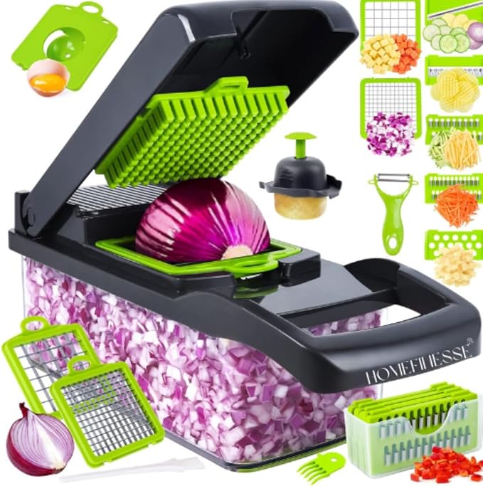 16-in-1 Multifunctional Vegetable Chopper & Slicer